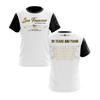 SFGSL 50th Anniversary Script Logo White/Black Full Dye Shirt