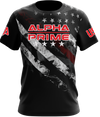 Alpha Prime Full Dye Jersey - Red Line Smoke Flag