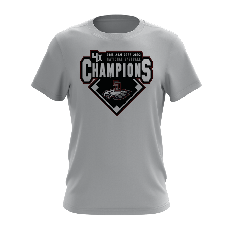Stoneman Douglas 4x National Champions Logo Shirt