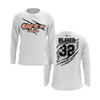 Personalized WBYB Long Sleeve Shirt - Black Team Claw Mark Logo