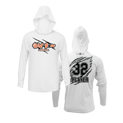 Personalized WBYB Fall 2023 Lightweight Hoodie - Black Team Claw Mark Logo