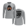 Personalized WBYB Long Sleeve Shirt - Black Team Paw Print Logo