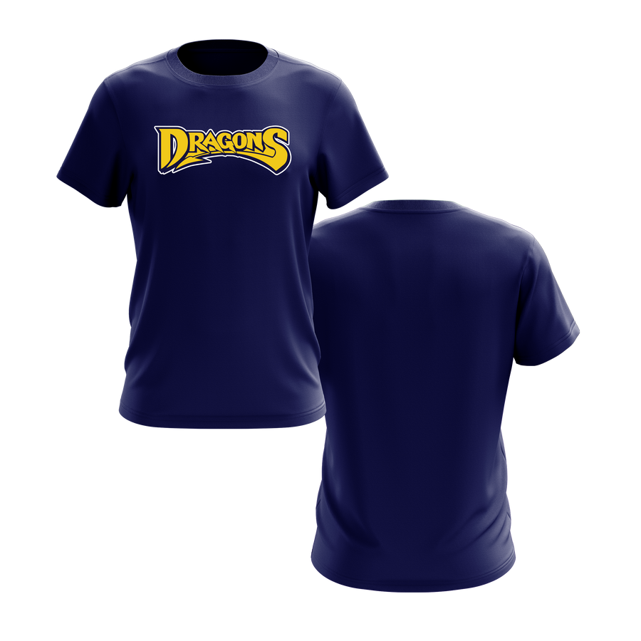 Driftwood Dragons Short Sleeve Navy Shirt V2