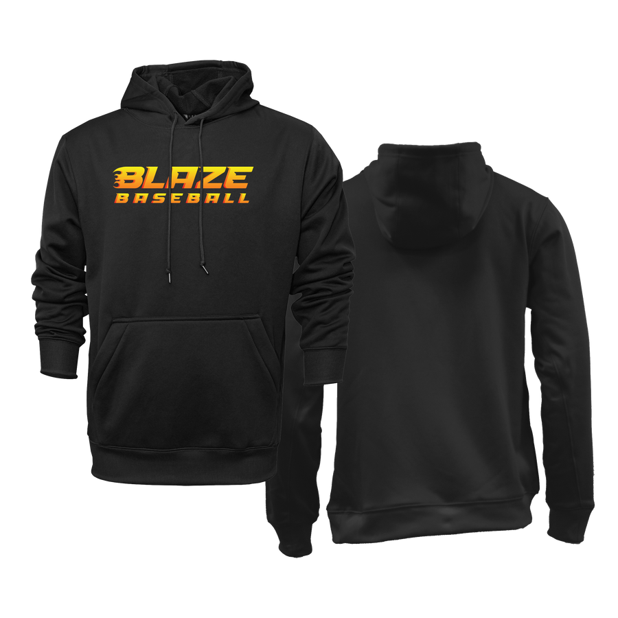 EB Blaze Black Sleeve Hoodie DTF V1