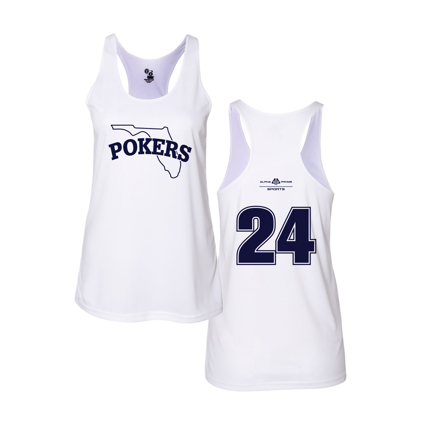 Original Florida Pokers White Women's Tank Top V1