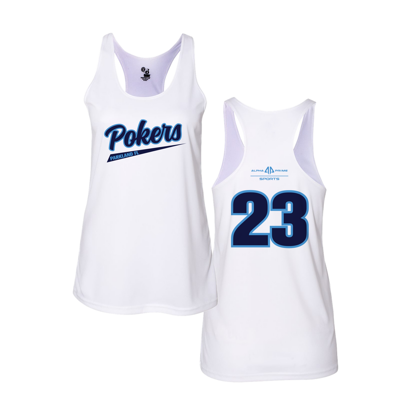 Original Florida Pokers White Women's Tank Top V3 Parkland