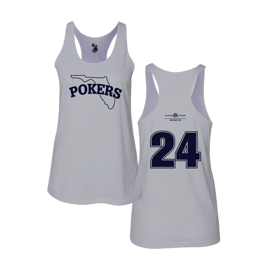 Original Florida Pokers White Women's Tank Top V1