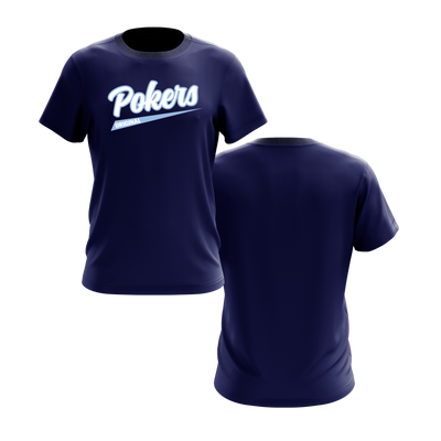 Original Florida Pokers Navy Blue Shirt DTF