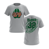 Personalized WBYB Short Sleeve Shirt - Green Team Paw Print Logo