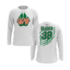 Personalized WBYB Long Sleeve Shirt - Green Team Paw Print Logo