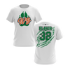 Personalized WBYB Short Sleeve Shirt - Green Team Paw Print Logo