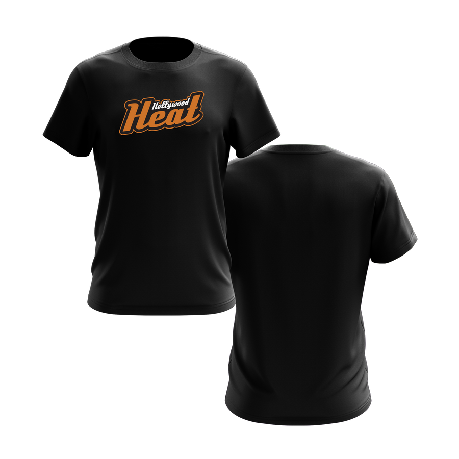 Hollywood Heat Short Sleeve Black Shirt DTF