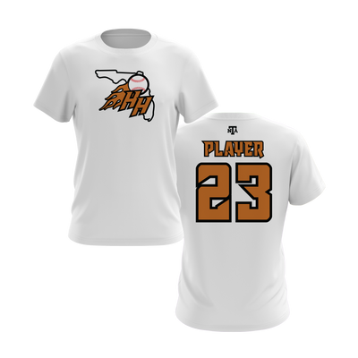 Hollywood Heats Short Sleeve White Shirt V2