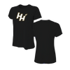 Hollywood Hills All Star Women's Short Sleeve Black Shirt DTF