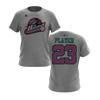Personalized CCLL Creek Baseball Fall 2023 Short Sleeve Shirt - Pink/Blue Team