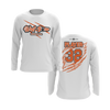 Personalized WBYB Long Sleeve Shirt - Orange Team Claw Mark Logo