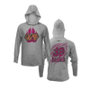 Personalized WBYB Fall 2023 Lightweight Hoodie - Pink Team Paw Print Logo