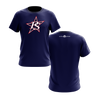 Plantation Stars Short Sleeve Navy Shirt DTF