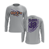 Personalized WBYB Long Sleeve Shirt - Purple Team Claw Mark Logo