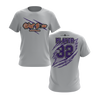 Personalized WBYB Fall 2023 Short Sleeve Shirt - Purple Team Claw Mark Logo