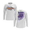 Personalized WBYB Long Sleeve Shirt - Purple Team Claw Mark Logo