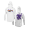 Personalized WBYB Lightweight Hoodie - Purple Team Claw Mark Logo