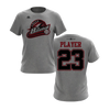 Personalized CCLL Creek Baseball Fall 2023 Short Sleeve Shirt - Red/Black Team