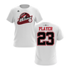 Personalized CCLL Creek Baseball Fall 2023 Short Sleeve Shirt - Red/Black Team