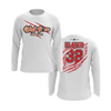 Personalized WBYB Long Sleeve Shirt - Red Team Claw Mark Logo