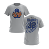 Personalized WBYB Fall 2023 Short Sleeve Shirt - Royal Blue Team Paw Print Logo