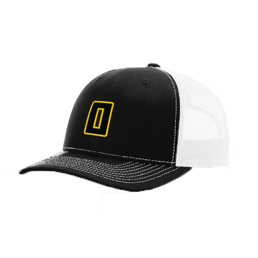Outkast O Logo White/Black Snapback Hat