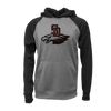 Stoneman Douglas Eagles Baseball Logo Black & Grey Hoodie V1