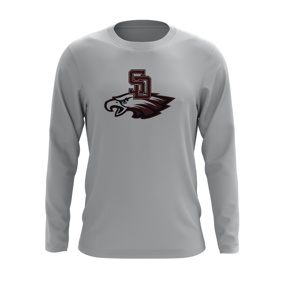 Stoneman Douglas Eagles Baseball Logo Long Sleeve Shirt V1