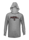 Stoneman Douglas Eagles Baseball Logo Lightweight Hoodie V2