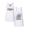 Personalized WBYB Women's White Tank Top - Silver Team Claw Mark Logo