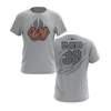 Personalized WBYB Fall 2023 Short Sleeve Shirt - Silver Team Paw Print Logo