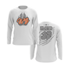 Personalized WBYB Long Sleeve Shirt - Silver Team Paw Print Logo