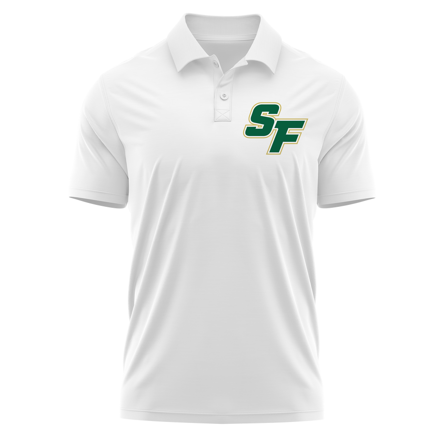 South Florida Bulls Short Sleeve White Polo V1