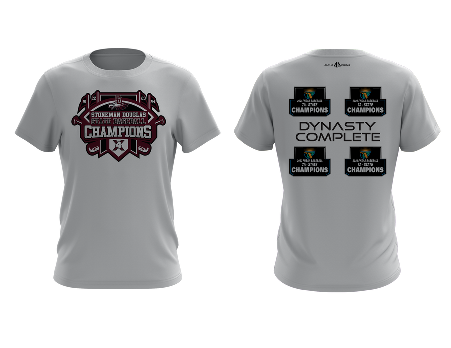 Stoneman Douglas FHSAA 4x State Champions Logo Shirt