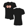 WBYB Women's Short Sleeve Black Shirt DTF
