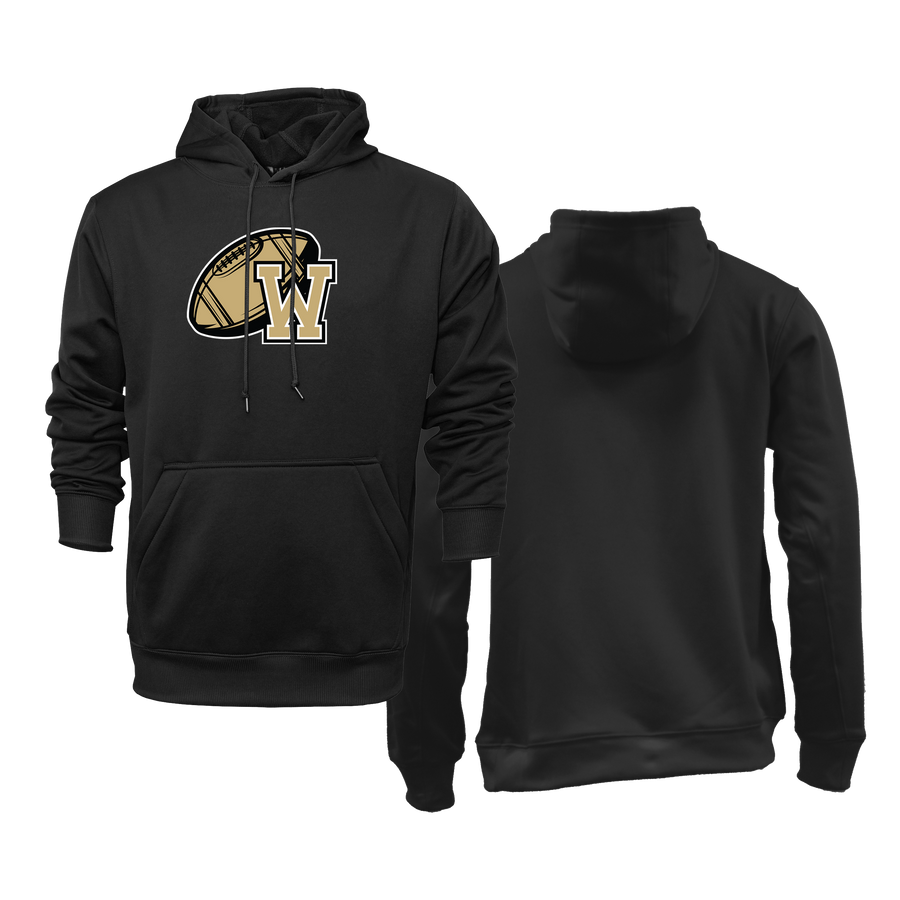 Wanaque Warriors Black Hoodie DTF