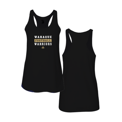 Wanaque Warriors Women's Black Tank Top DTF