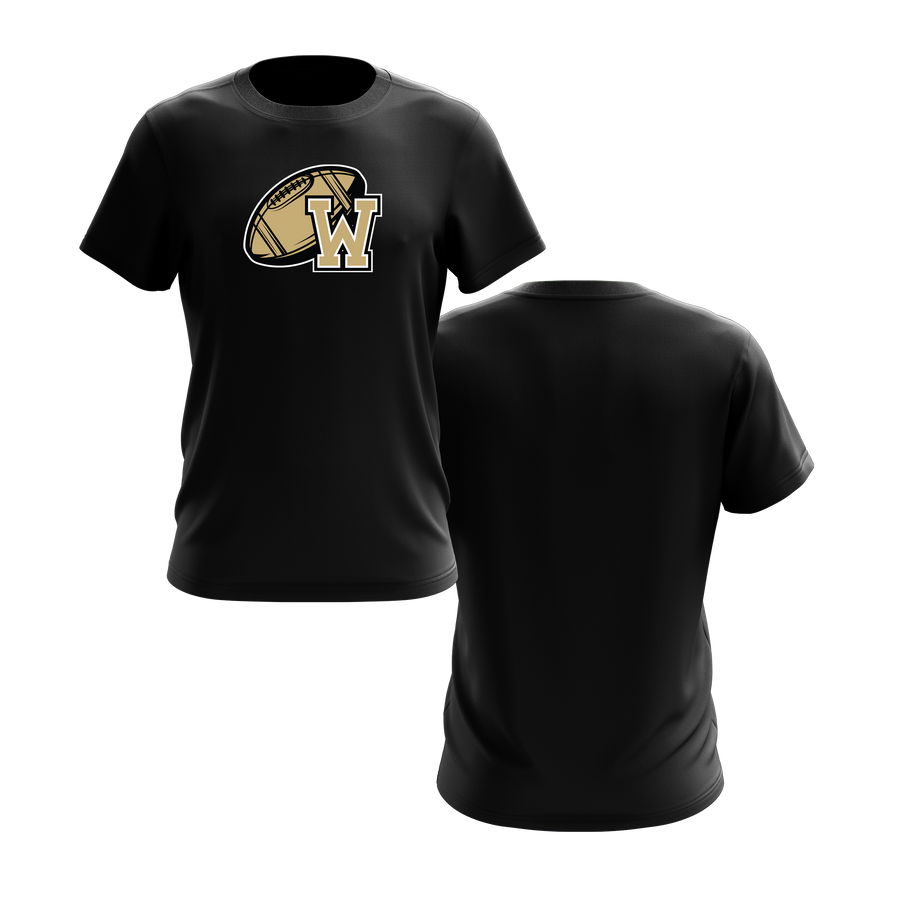 Wanaque Warriors Black Short Sleeve Shirt DTF