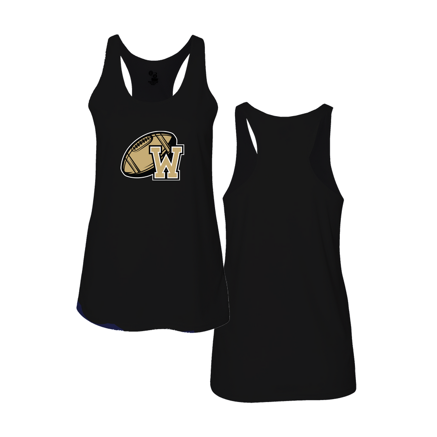 Wanaque Warriors Women's Black Tank Top DTF