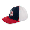 Alpha Prime Series 2 Fitted Hat - 101FPAC-Large AP USA-Navy/Red/White