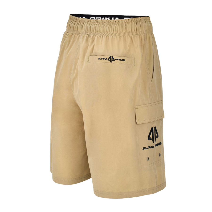 Alpha Prime Microfiber Shorts – Khaki