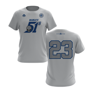 Personalized Margate Area 51's Logo Short Sleeve Shirt