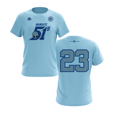 Personalized Margate Area 51's Logo Short Sleeve Shirt