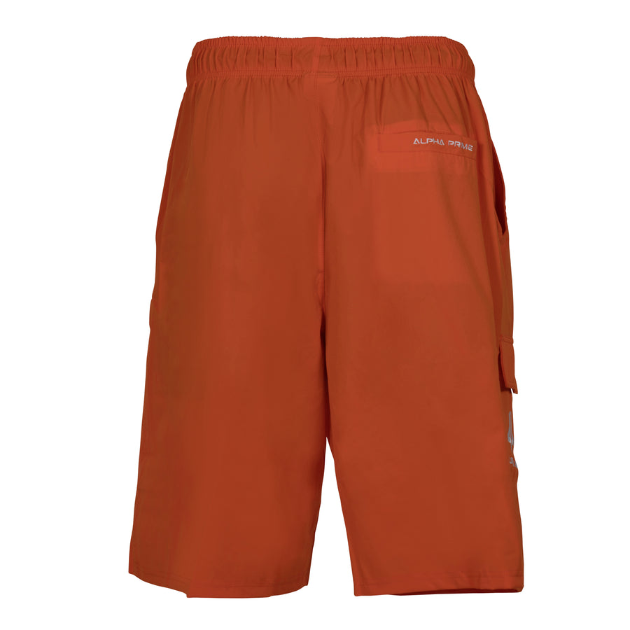 Alpha Prime Microfiber Shorts - Orange