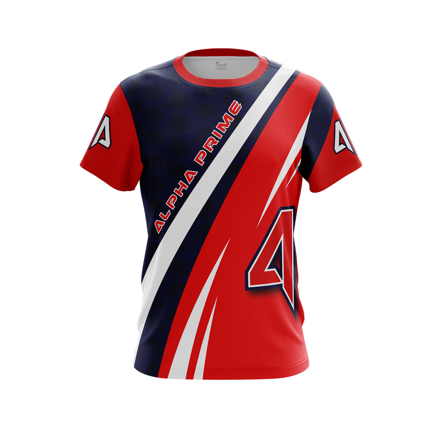 Alpha Prime Full Dye Jersey - Red White & Blue